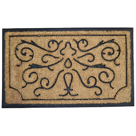 Imports Decor Swirls and Twirls Door Mat 726RBCM
